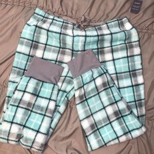 Gray and turquoise pajamas SET